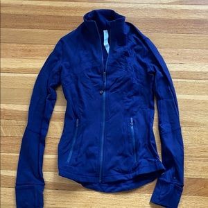 LULU define bright navy size 4 worn once!!